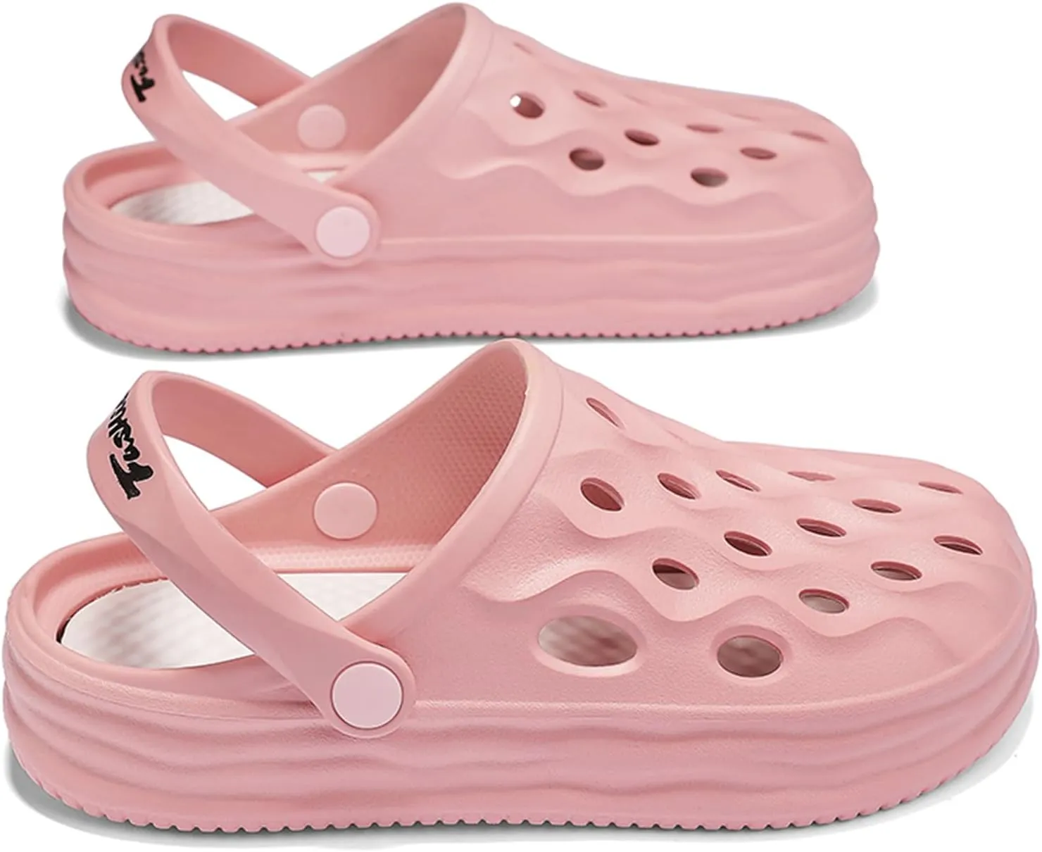 FLIOZY Womens Garden Clogs Shoes with Arch Support Comfort Slip-on Height Increasing Sandals