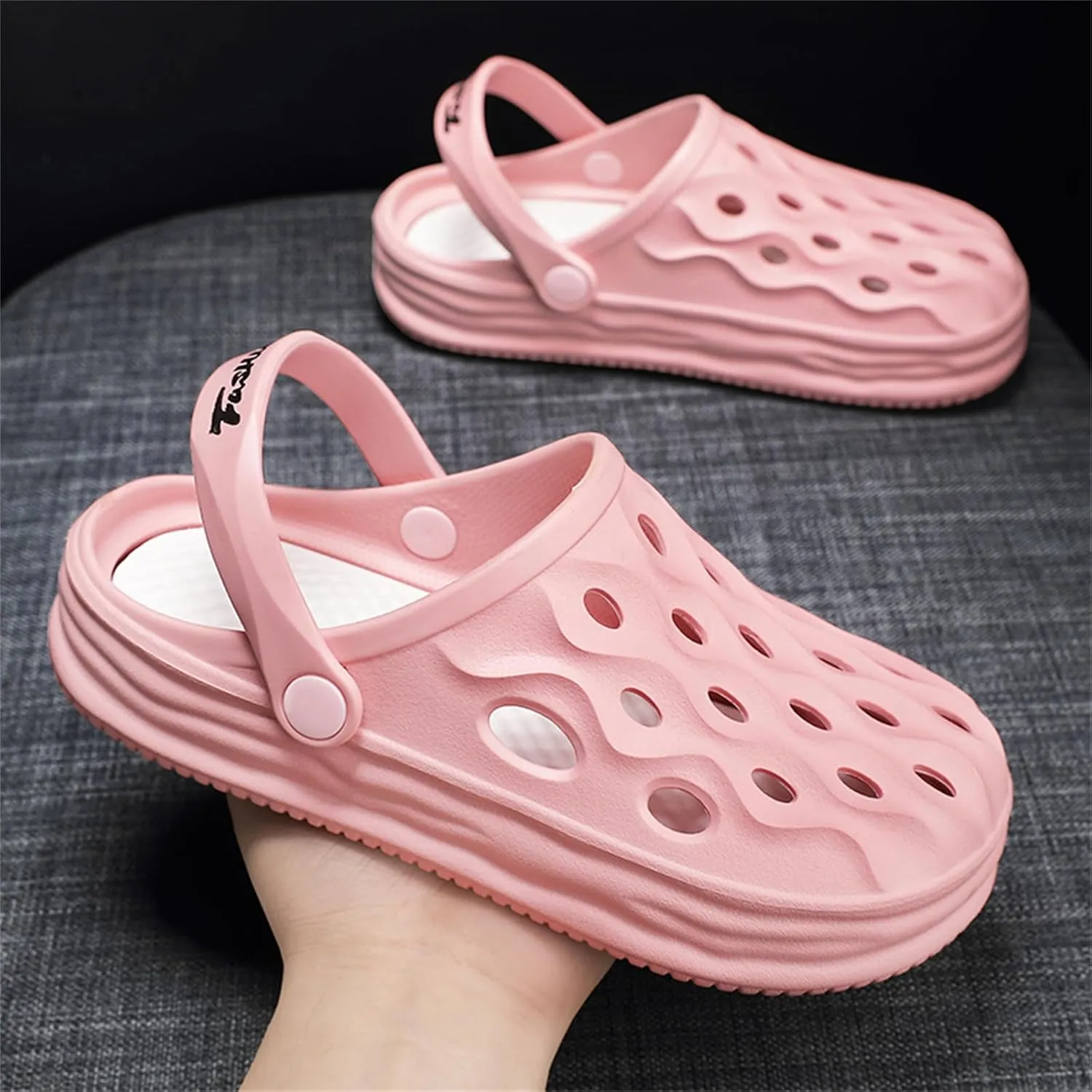 FLIOZY Womens Garden Clogs Shoes with Arch Support Comfort Slip-on Height Increasing Sandals