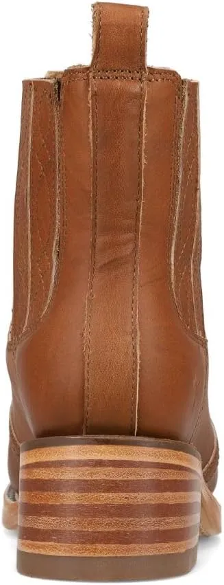Frye Campus Chelsea Ankle Boots for Women - Premium 5.75” Leather Boots with Luxurious Lining and Leather Outsole with Chunky 1.75” Block Heel