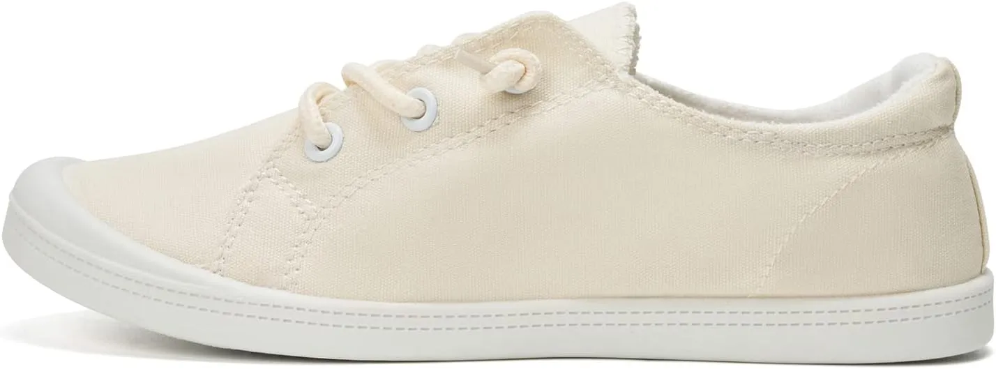 FUNKYMONKEY Shoes for Women, Comfort Low Top Canvas Slip On Sneakers Classic Casual Walking Shoes