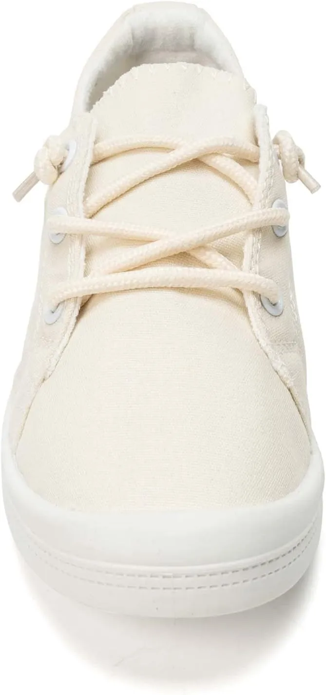 FUNKYMONKEY Shoes for Women, Comfort Low Top Canvas Slip On Sneakers Classic Casual Walking Shoes