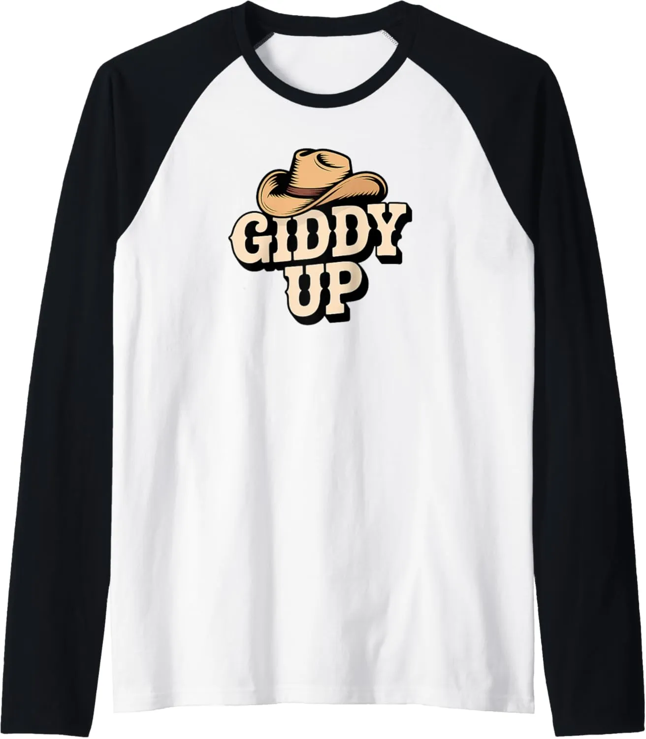Giddy Up Raglan Baseball Tee