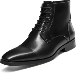 GIFENNSE Mens Dress Boots Formal Chelsea Boots for Men