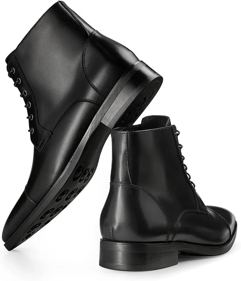 GIFENNSE Mens Dress Boots Formal Chelsea Boots for Men