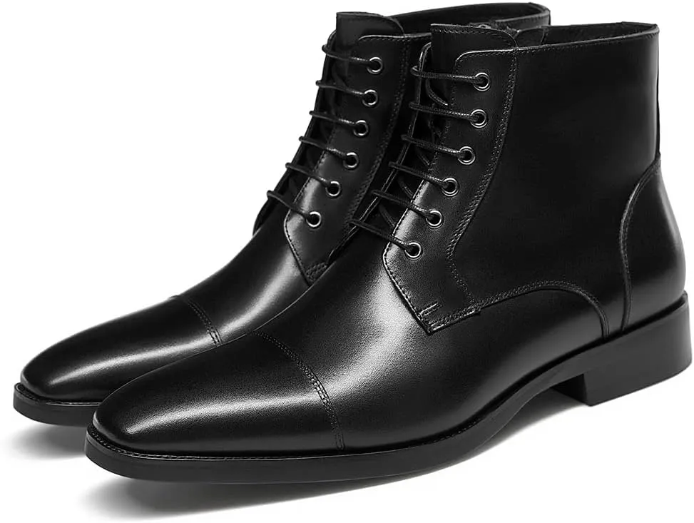 GIFENNSE Mens Dress Boots Formal Chelsea Boots for Men