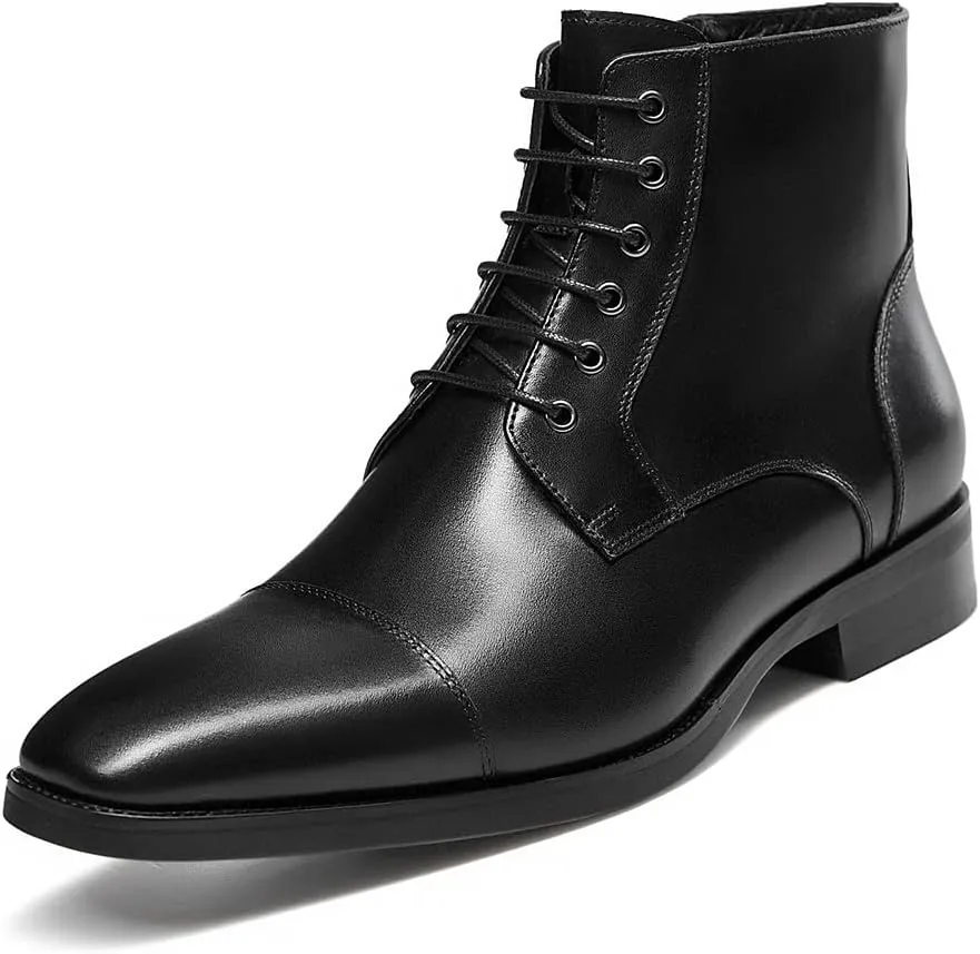GIFENNSE Mens Dress Boots Formal Chelsea Boots for Men