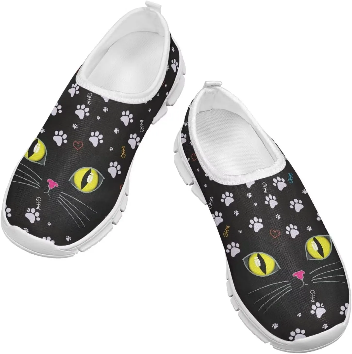 Girls Slip On Shoes Cute Sneakers Kids Tennis Athletic Shoes Footwear