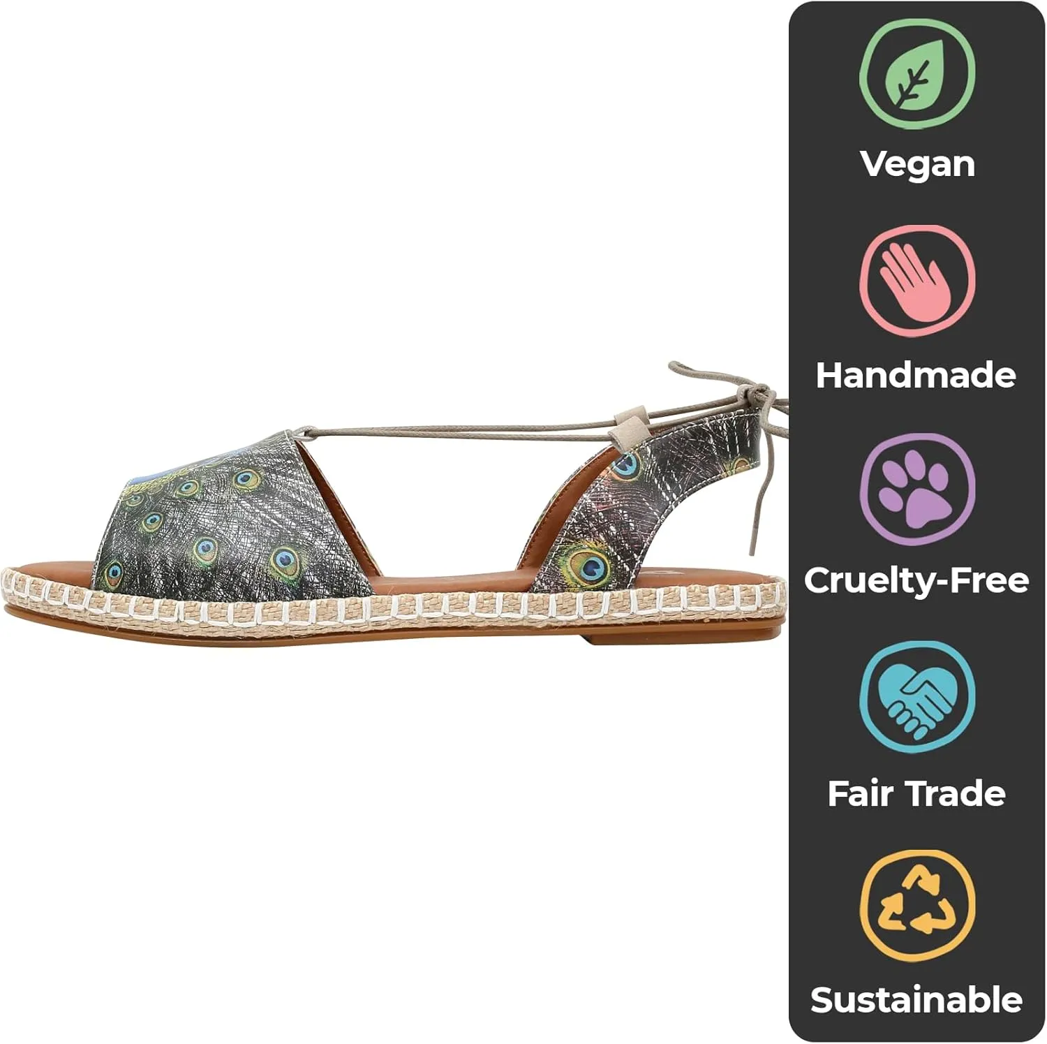 Gladiator Sandals for Women - Vegan and Handmade Strappy Sandals for Women