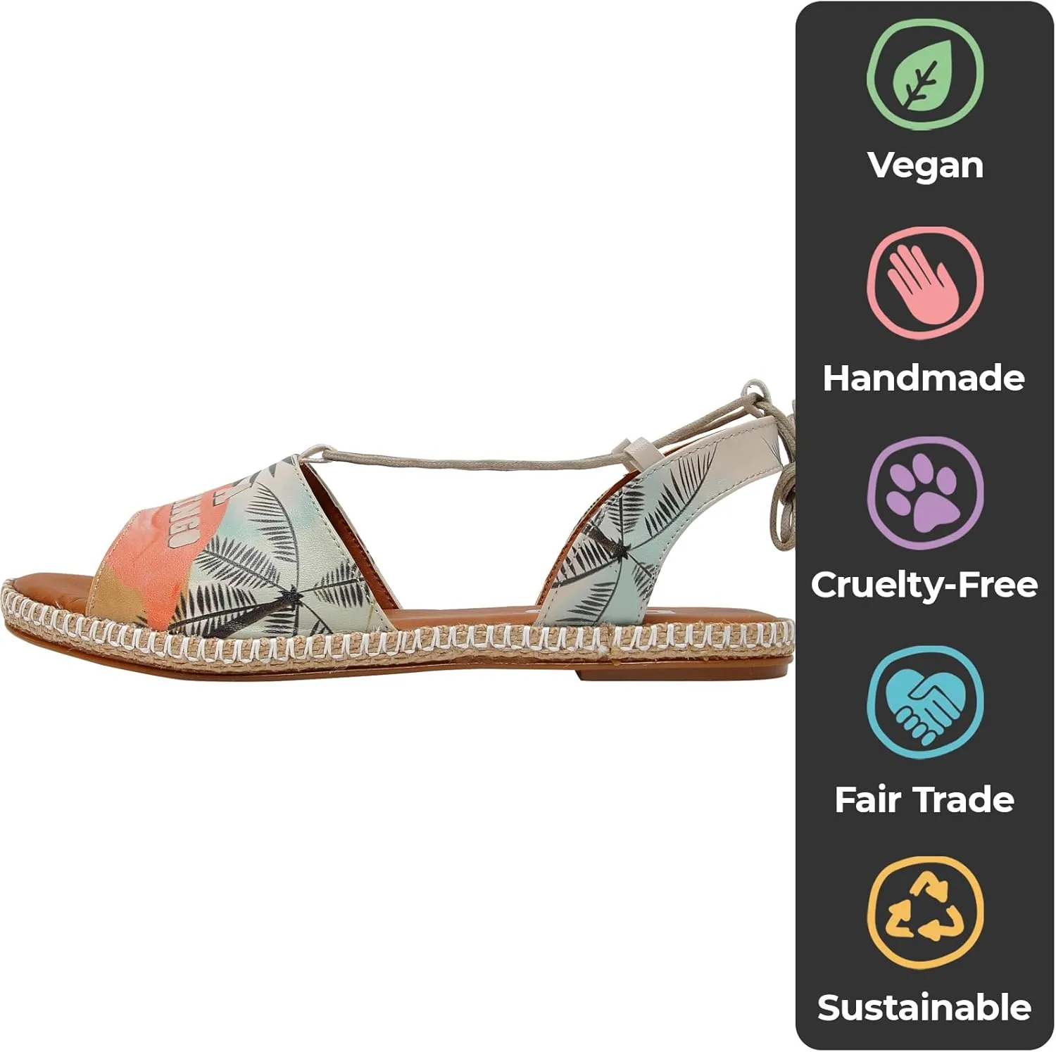 Gladiator Sandals for Women - Vegan and Handmade Strappy Sandals for Women