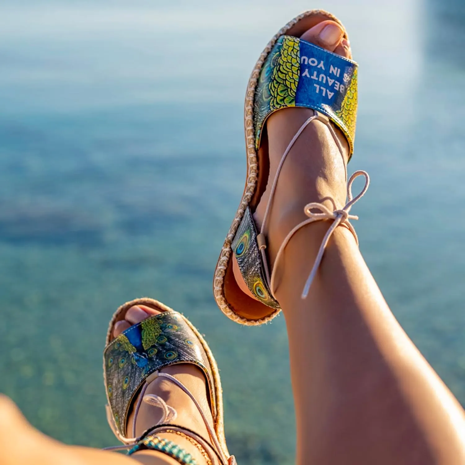 Gladiator Sandals for Women - Vegan and Handmade Strappy Sandals for Women