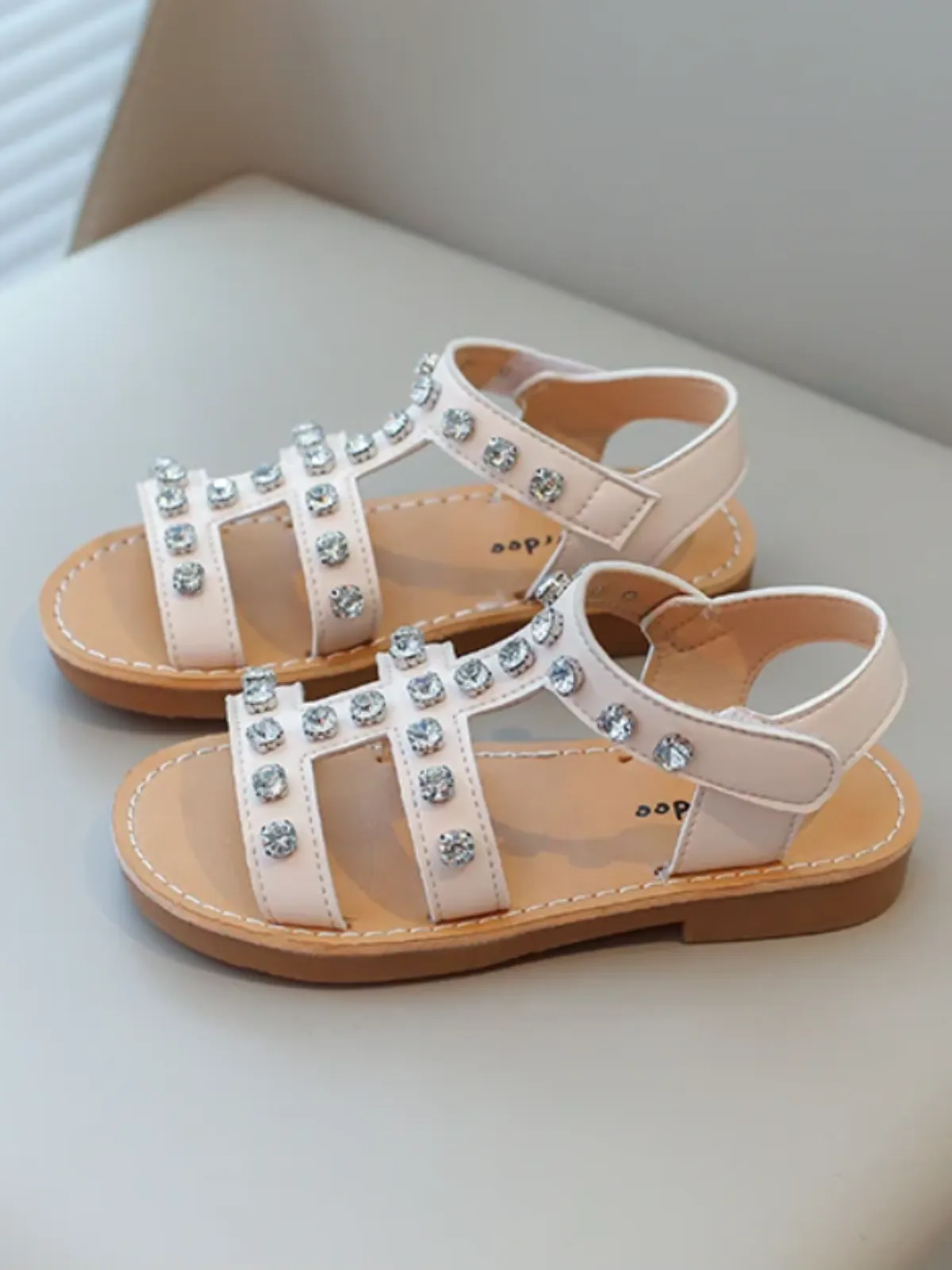 Glitzy Gladiator Studded Sandals
