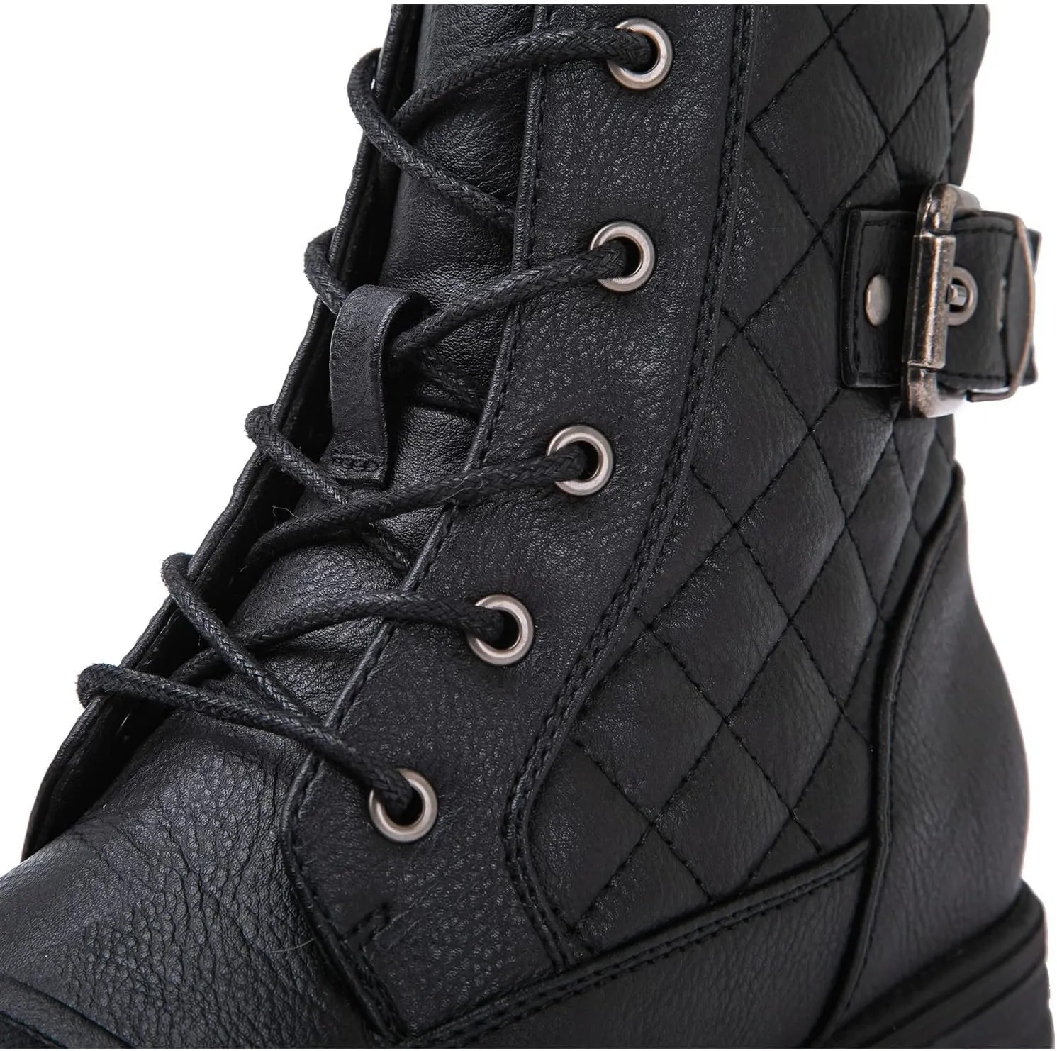GLOBALWIN Women's Combat Boots Ankle Booties Fashion Comfortable Boots For Women