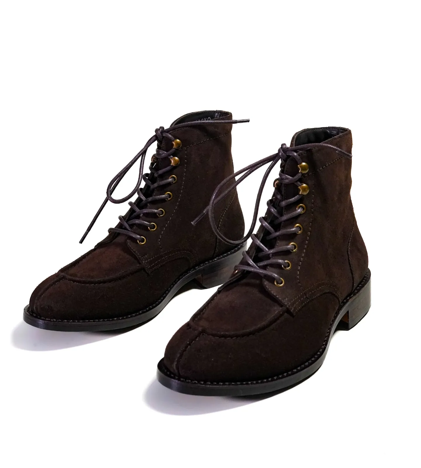 Goodyear Welted Classic Suede Split Toe Derby Boot
