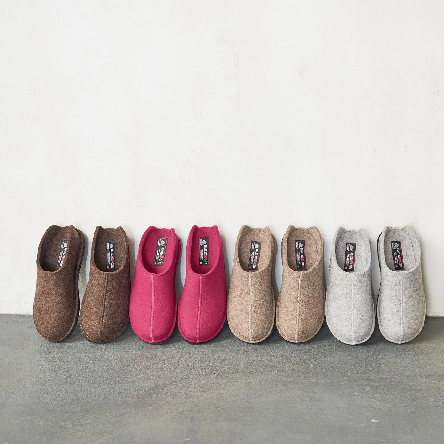 HAFLINGER Unisex Open Back Slippers
