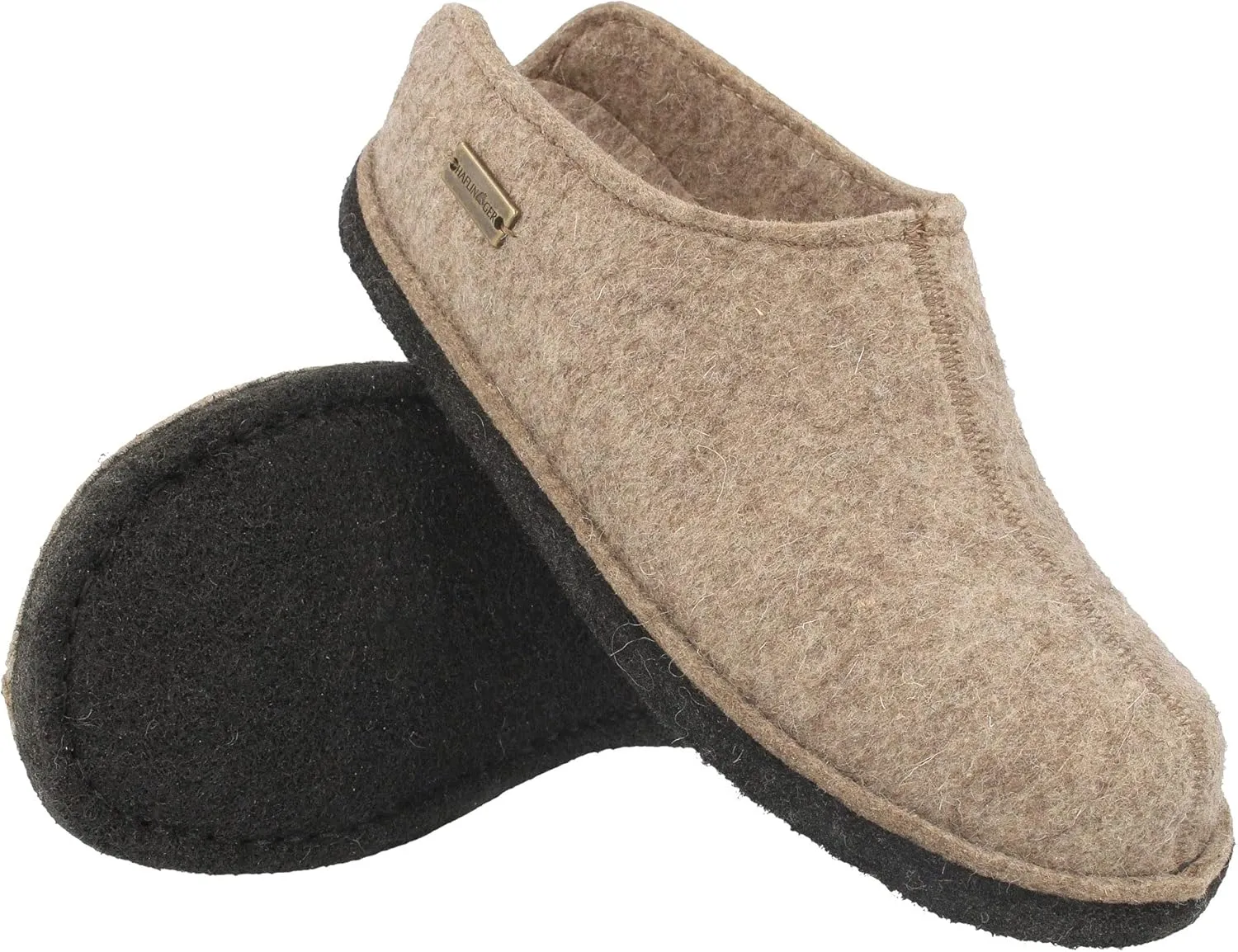 HAFLINGER Unisex Open Back Slippers