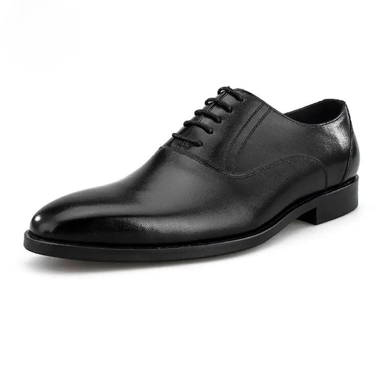 Handmade Full Grain Leather Elegant Derby Dress Shoes