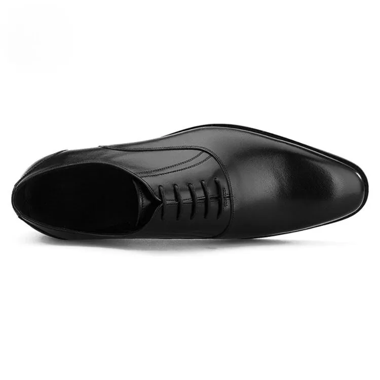 Handmade Full Grain Leather Elegant Derby Dress Shoes