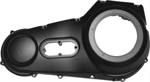 HARLEY HARDDRIVE OUTER PRIMARY COVER SAT BLACK FITS 99-06 SOFTAIL & 99-05 FXD  11-0296KSB