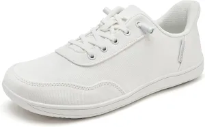 HOBIBEAR Womens Mens Hands Free Slip On Sneakers Comfort Wide Minimalist Barefoot Canvas Shoes
