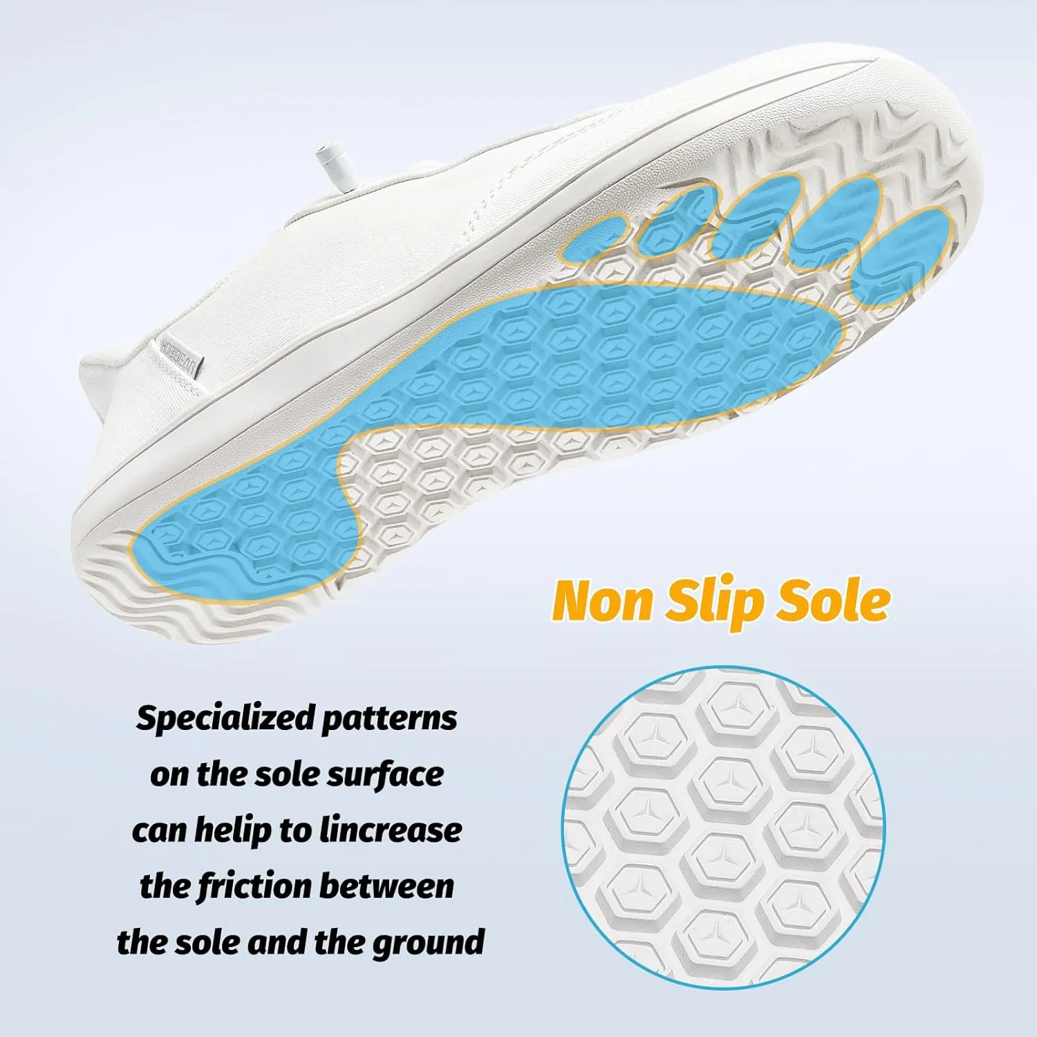 HOBIBEAR Womens Mens Hands Free Slip On Sneakers Comfort Wide Minimalist Barefoot Canvas Shoes