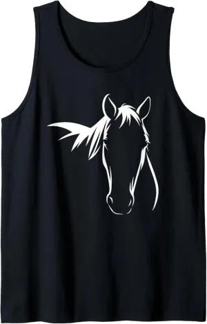Horse Art Equestrian Horse Rider Racing Derby Horse Lover Tank Top