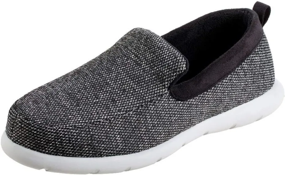 isotoner Zenz Men's Sport Knit Moccasin, Slip-on Shoe