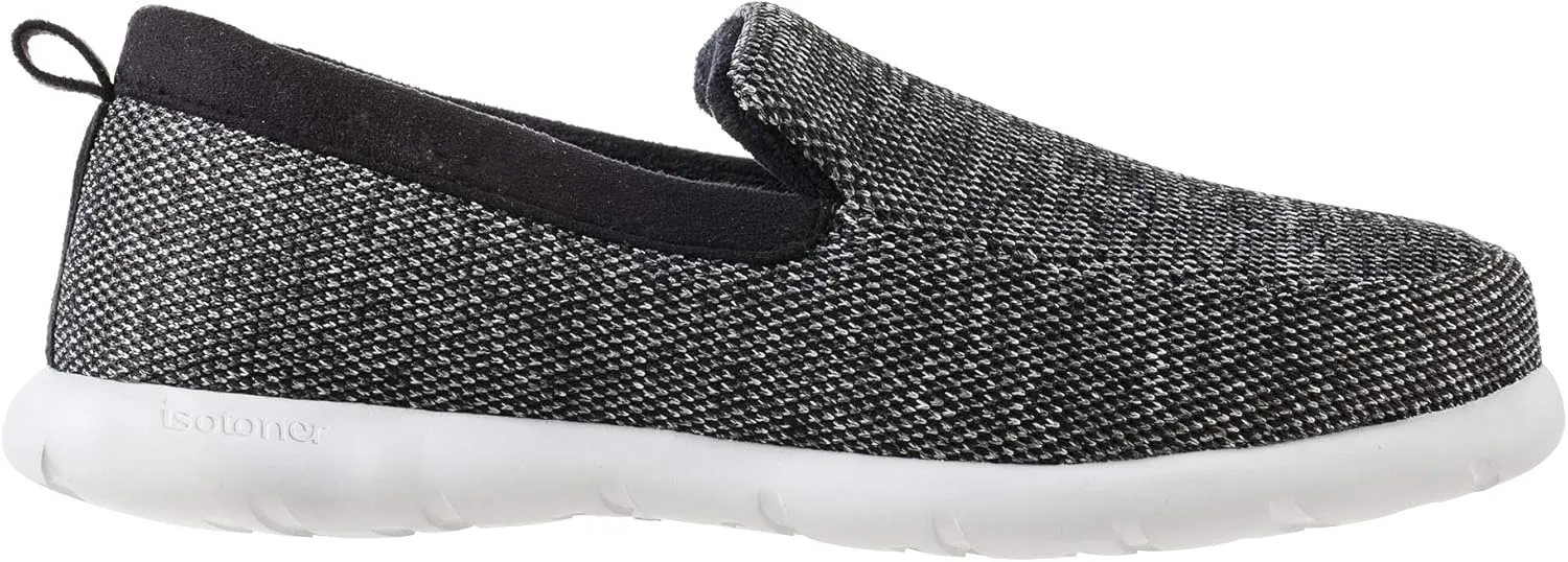 isotoner Zenz Men's Sport Knit Moccasin, Slip-on Shoe