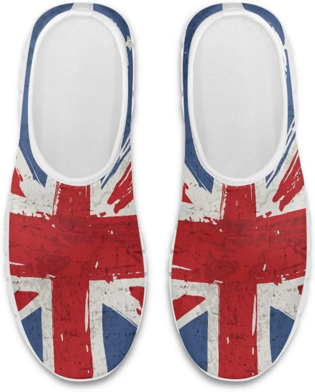 Jeiento USA Flag Shoes for Women, Comfort Fashion Slip On Sneakers Casual Walking Shoes