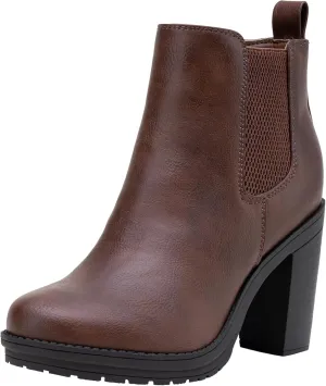Jeossy Women's 9676 Ankle Booties Platform Chunky Heel Boots