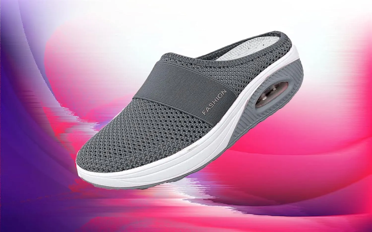 JITUUE Women's Garden Clogs Mesh Slip-on Slippers Summer Breathable Lightweight Quick Drying Garden Shoes Outdoor Walking Slippers