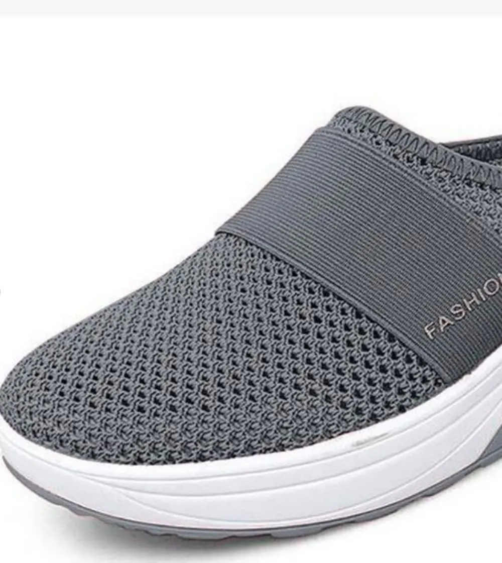 JITUUE Women's Garden Clogs Mesh Slip-on Slippers Summer Breathable Lightweight Quick Drying Garden Shoes Outdoor Walking Slippers
