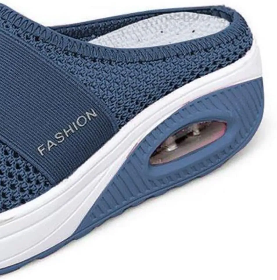 JITUUE Women's Garden Clogs Mesh Slip-on Slippers Summer Breathable Lightweight Quick Drying Garden Shoes Outdoor Walking Slippers