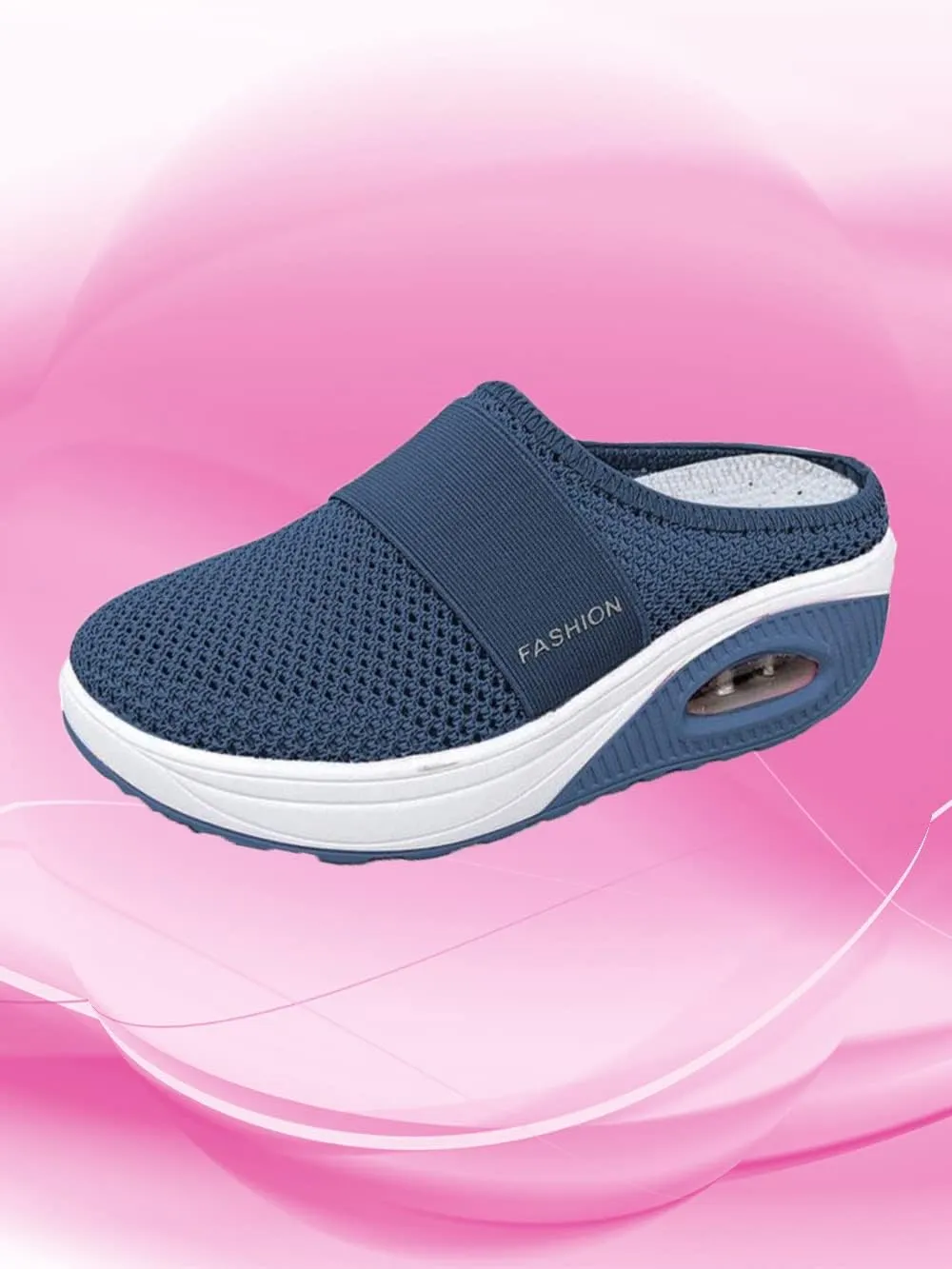JITUUE Women's Garden Clogs Mesh Slip-on Slippers Summer Breathable Lightweight Quick Drying Garden Shoes Outdoor Walking Slippers