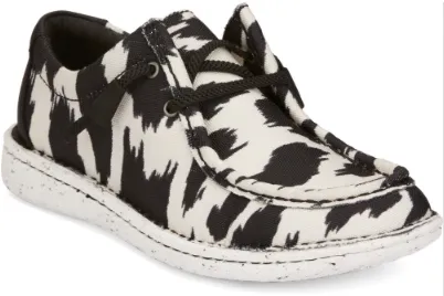 JL172 - Justin Women's Hazer - Black And White Textile