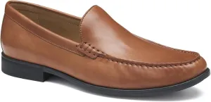 Johnston & Murphy Harrison Venetian Loafers, Leather Moccasins for Men, Comfortable Men’s Dress Shoes