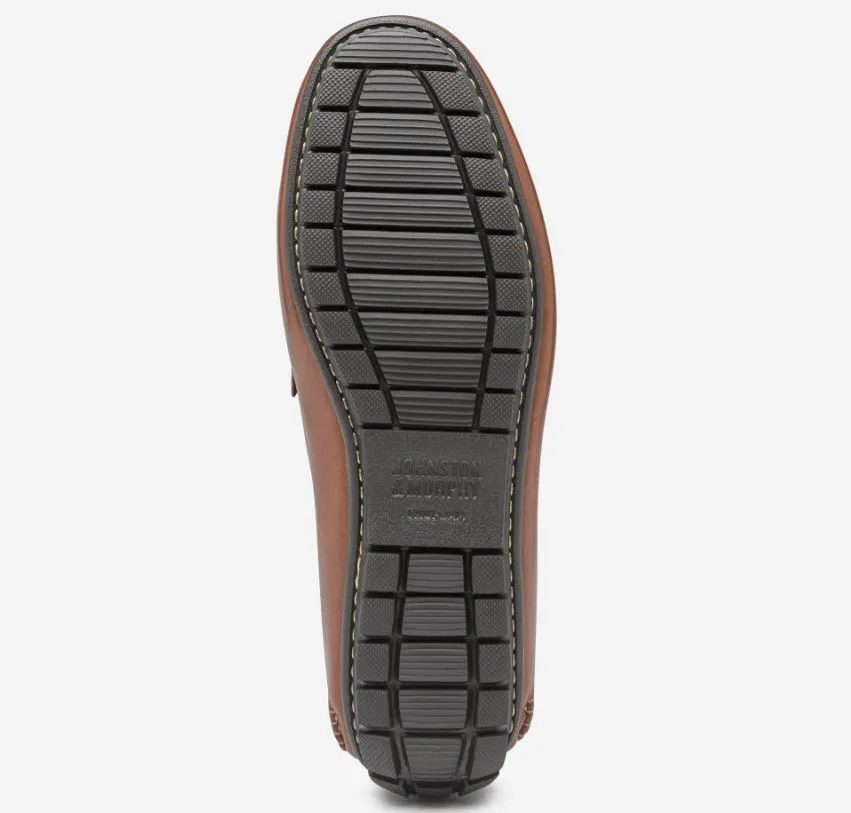 Johnston & Murphy Tan Full Grain Cort Moc Venetian Men's Moccasin Shoes 20-6406
