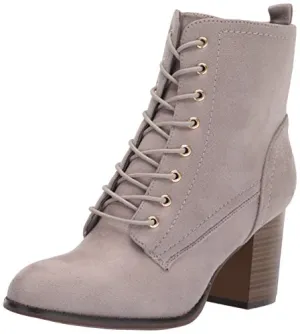 Journee Collection Women's Baylor Combat Boot, Grey, 8