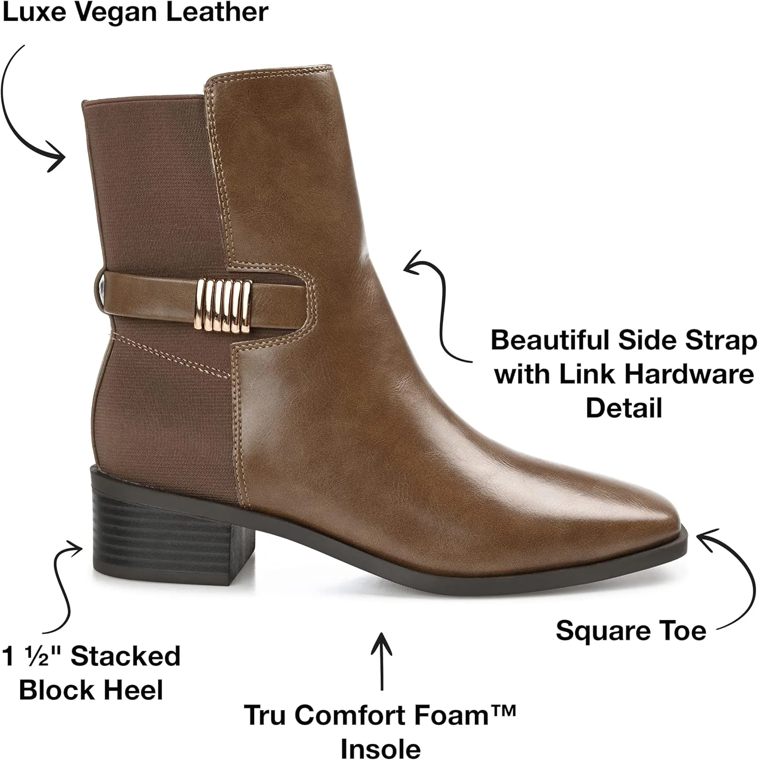 Journee Women's Comfort Foam Aubrie Booties