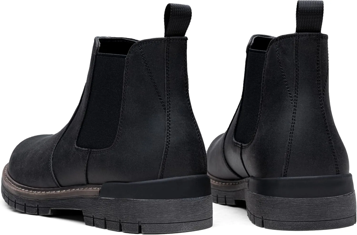 Jousen Men's Boots Casual Mens Slip On Boots Ankle Chelsea Boots for Men