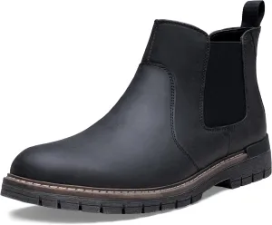 Jousen Men's Boots Casual Mens Slip On Boots Ankle Chelsea Boots for Men