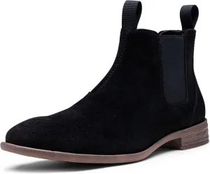 Jousen Men's Chelsea Boots Lightweight Casual Chukka Ankle Boots Classic Elastic Dress Boots For Men