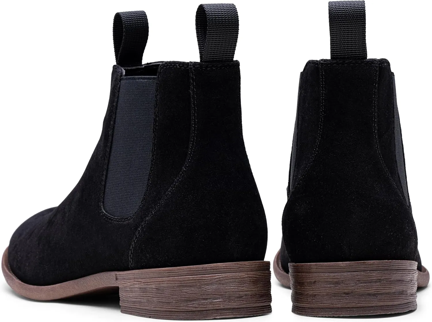 Jousen Men's Chelsea Boots Lightweight Casual Chukka Ankle Boots Classic Elastic Dress Boots For Men