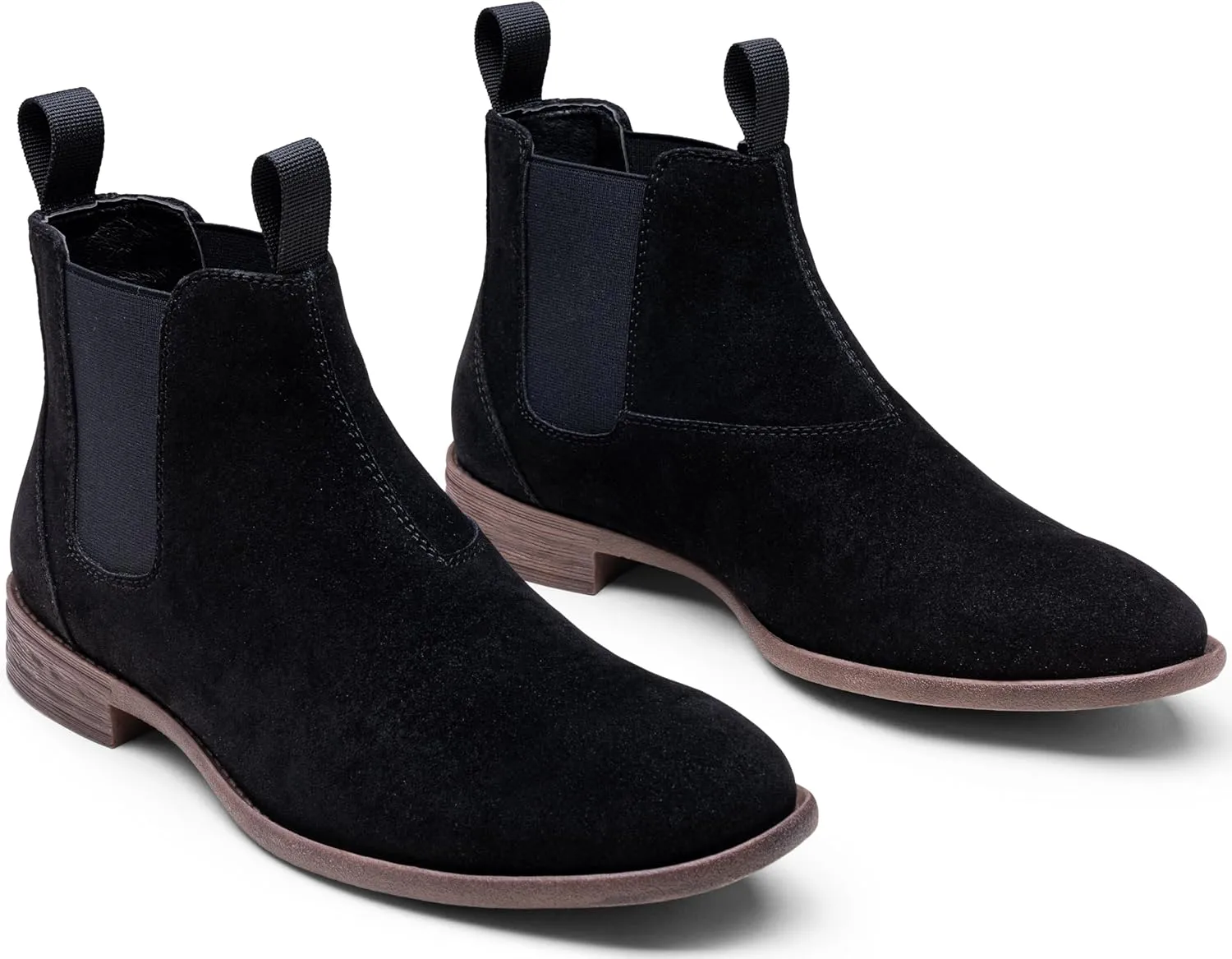 Jousen Men's Chelsea Boots Lightweight Casual Chukka Ankle Boots Classic Elastic Dress Boots For Men