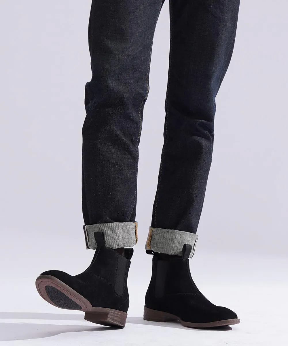 Jousen Men's Chelsea Boots Lightweight Casual Chukka Ankle Boots Classic Elastic Dress Boots For Men