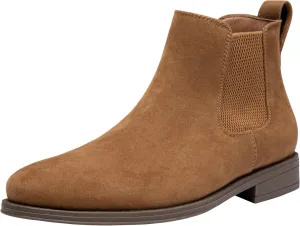 Jousen Men's Chelsea Boots Suede Casual