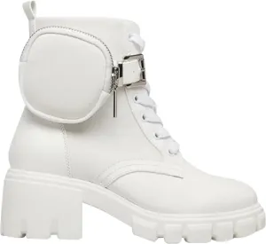 JustFab Womens Combat Boots Fall Boots Lace-up Combat Boots Ankle Booties Platform Shoes for Women - Reverie