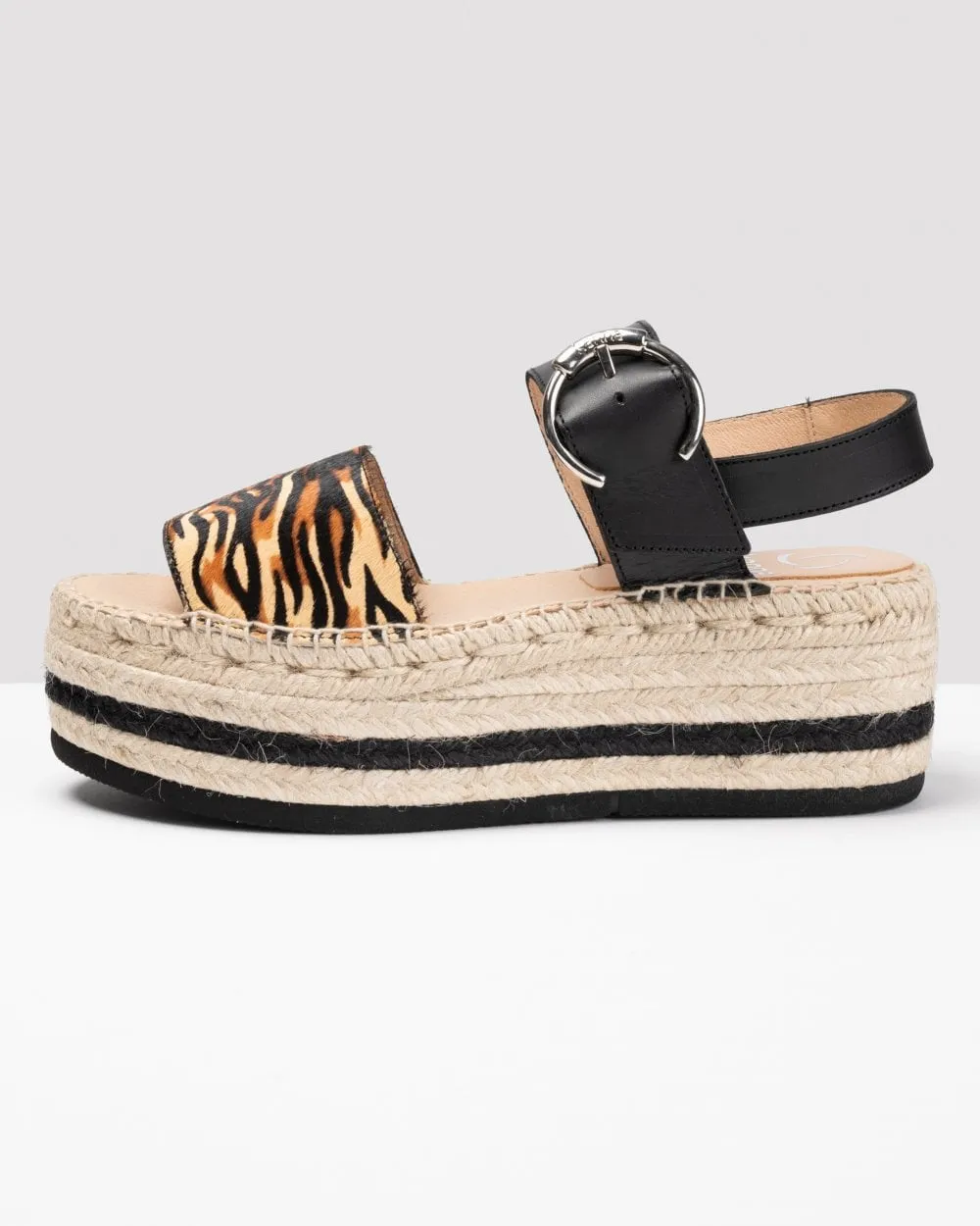 Kanna Pony Womens Flatform Sandals