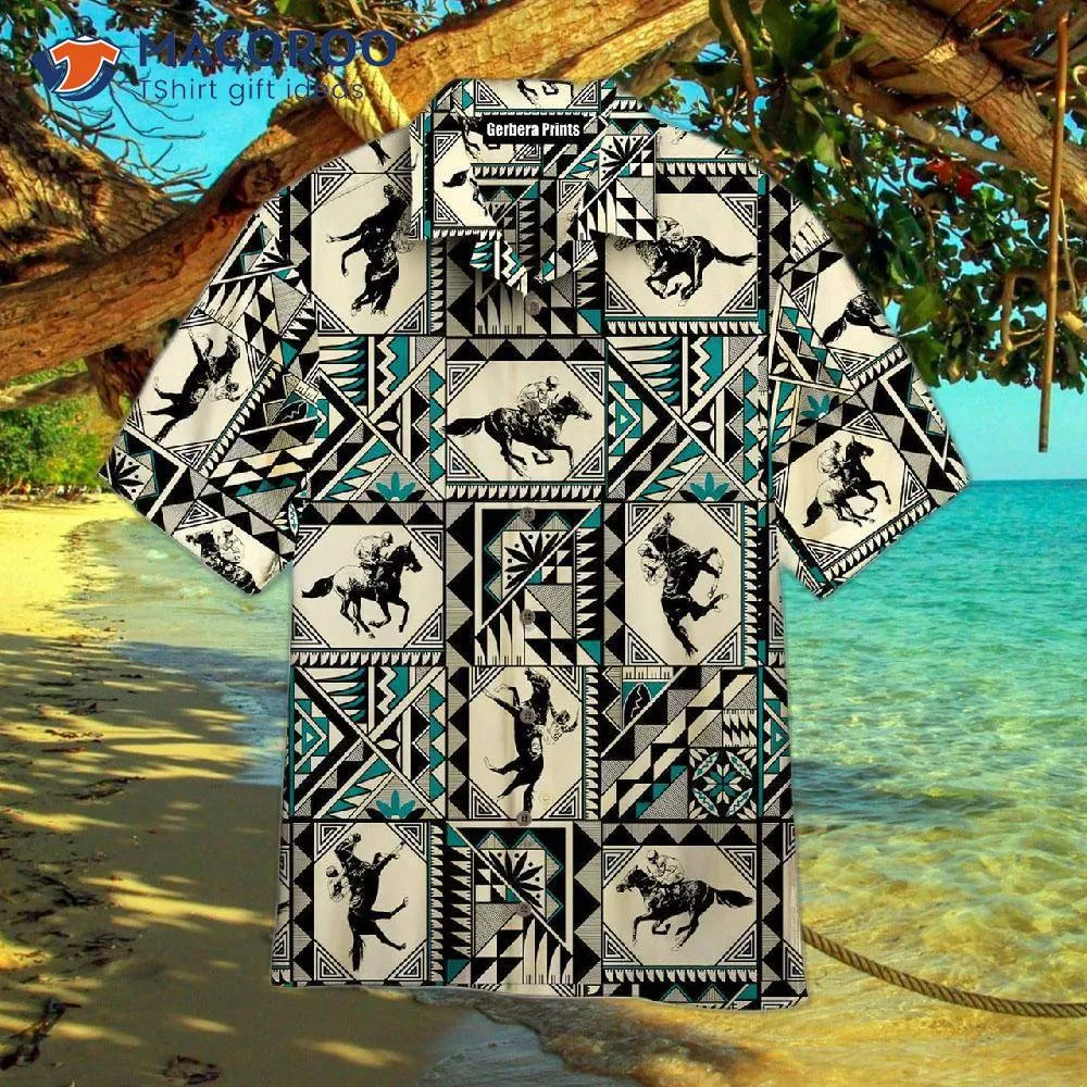Kentucky Derby Horse Racing Native-pattern Hawaiian Shirts