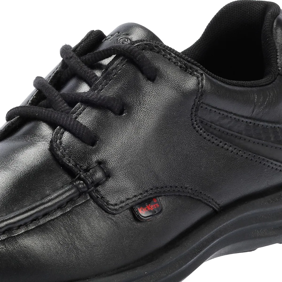 Kickers - 1-15998 YOUTH REASAN LACE LEATHER BLACK