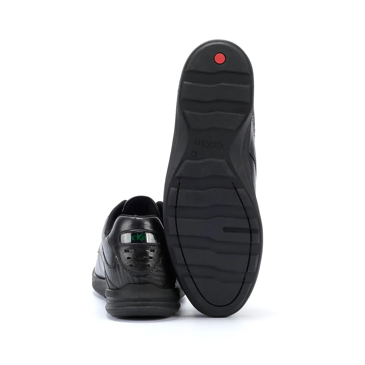 Kickers - 1-15998 YOUTH REASAN LACE LEATHER BLACK